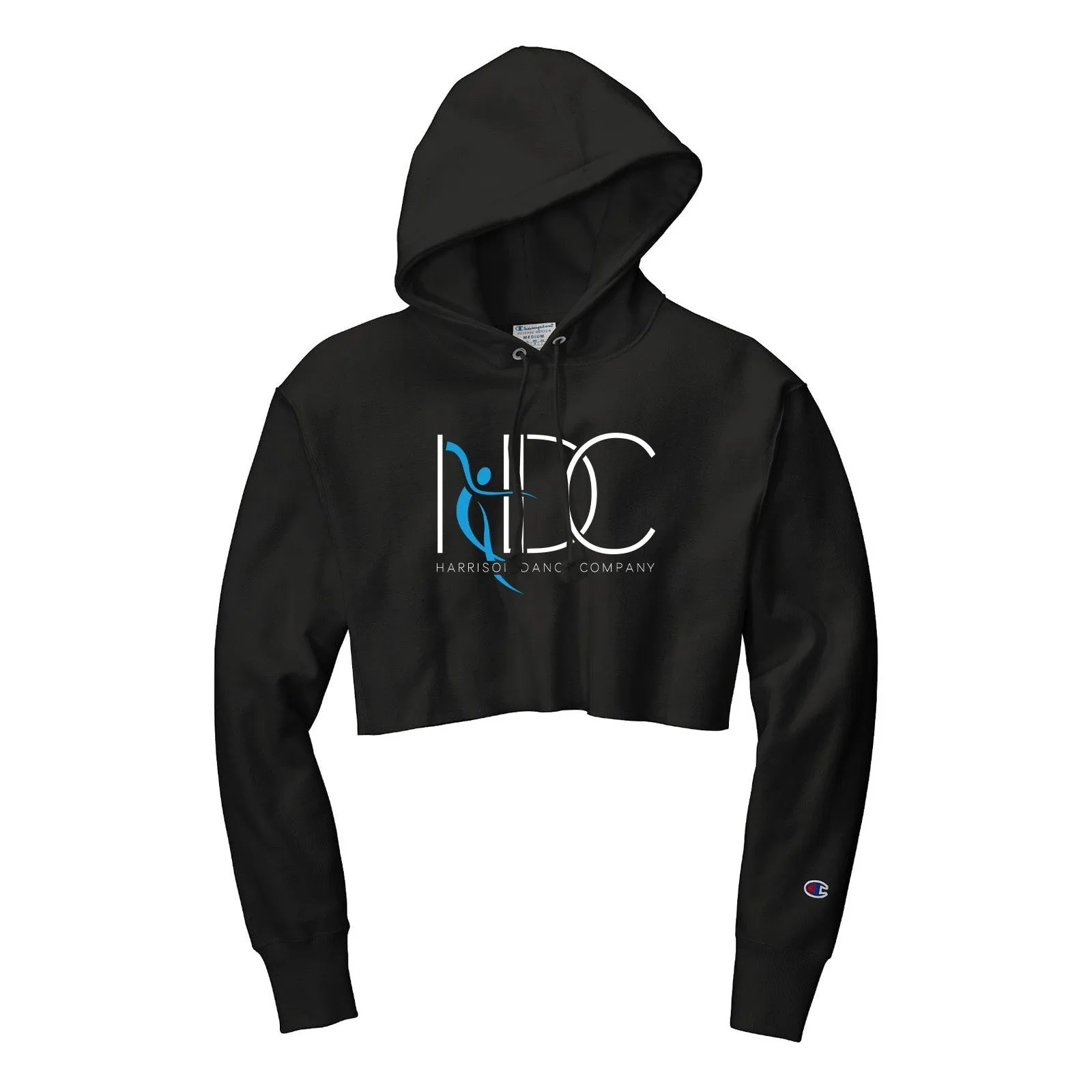 Harrison Dance Company - Champion Women's Reverse Weave Cropped Cut-Off Hooded Sweatshirt