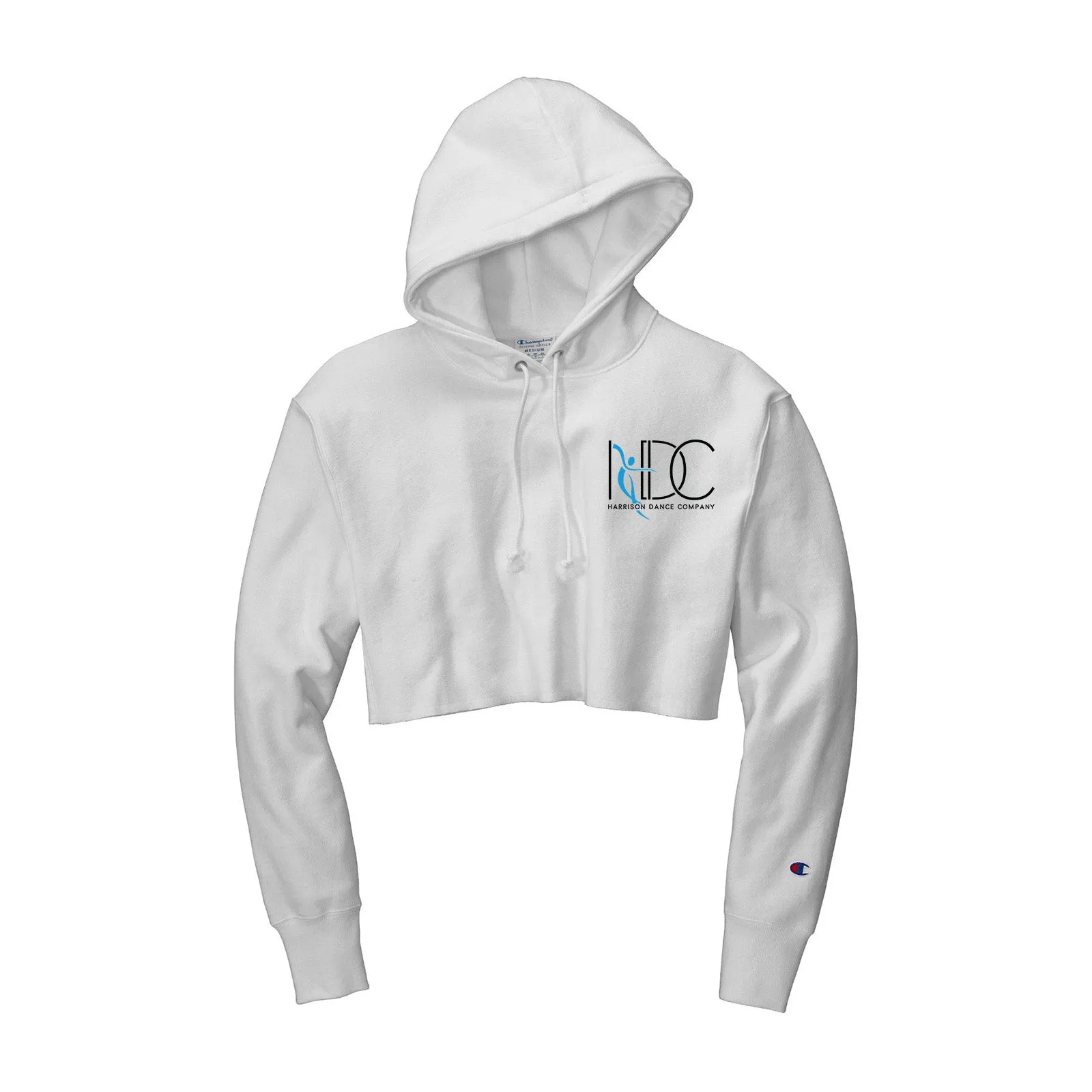 Harrison Dance Company - Champion Women's Reverse Weave Cropped Cut-Off Hooded Sweatshirt