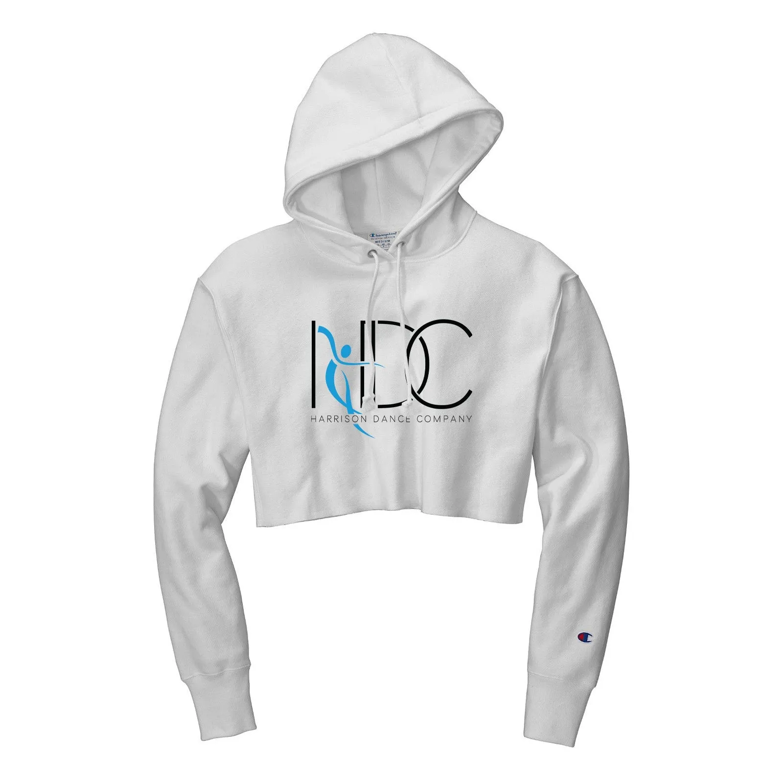 Harrison Dance Company - Champion Women's Reverse Weave Cropped Cut-Off Hooded Sweatshirt