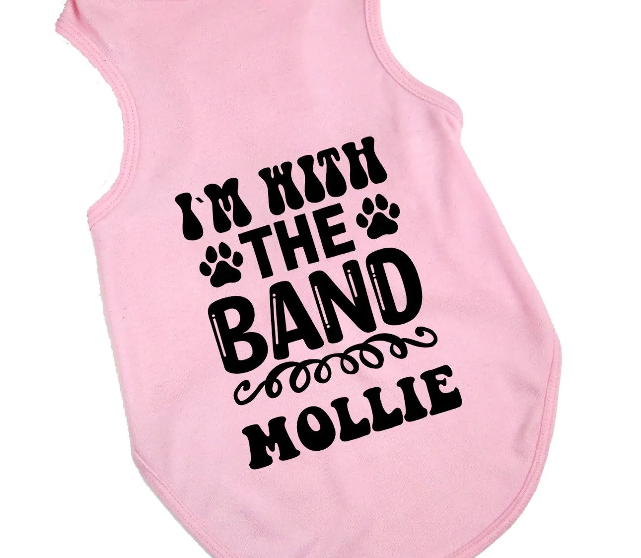 I'm With The Band Personalized Tee | 2 Color Choices