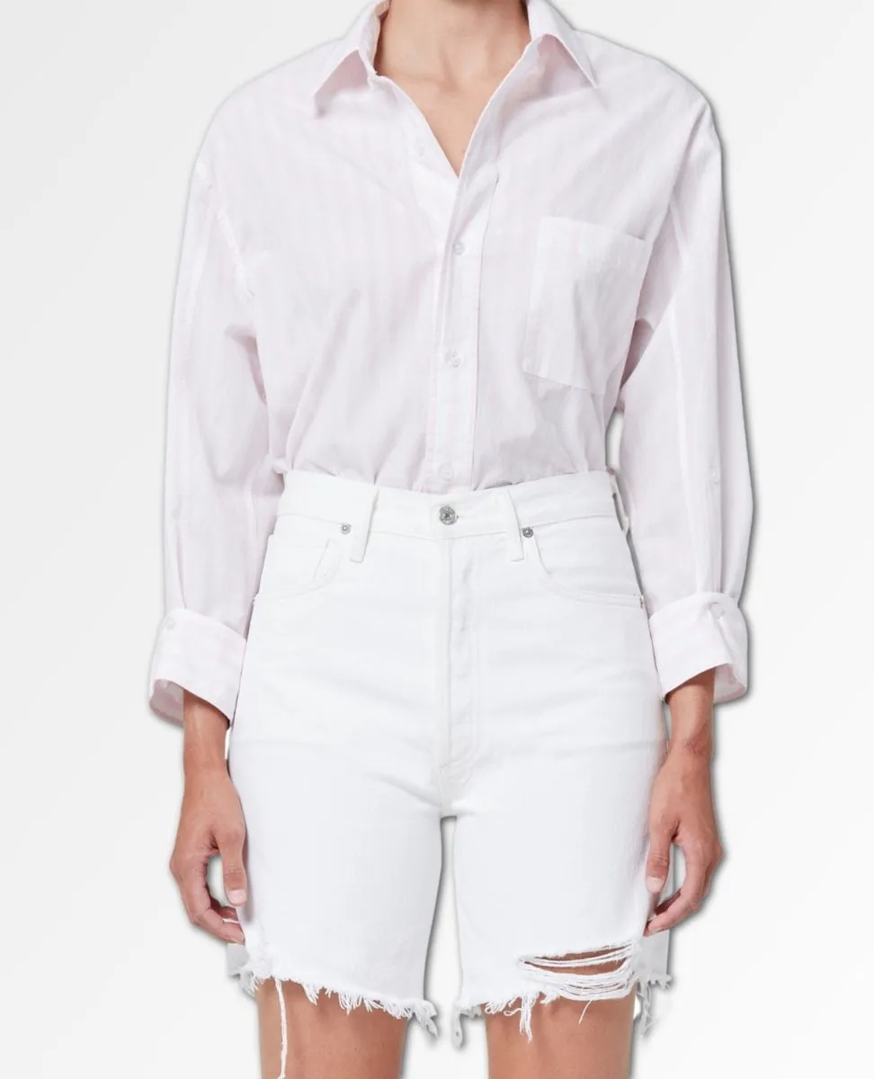 Kayla Shirt Azalea Stripe
