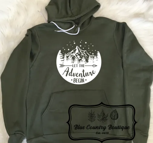 Let The Adventures Begin Hoodie