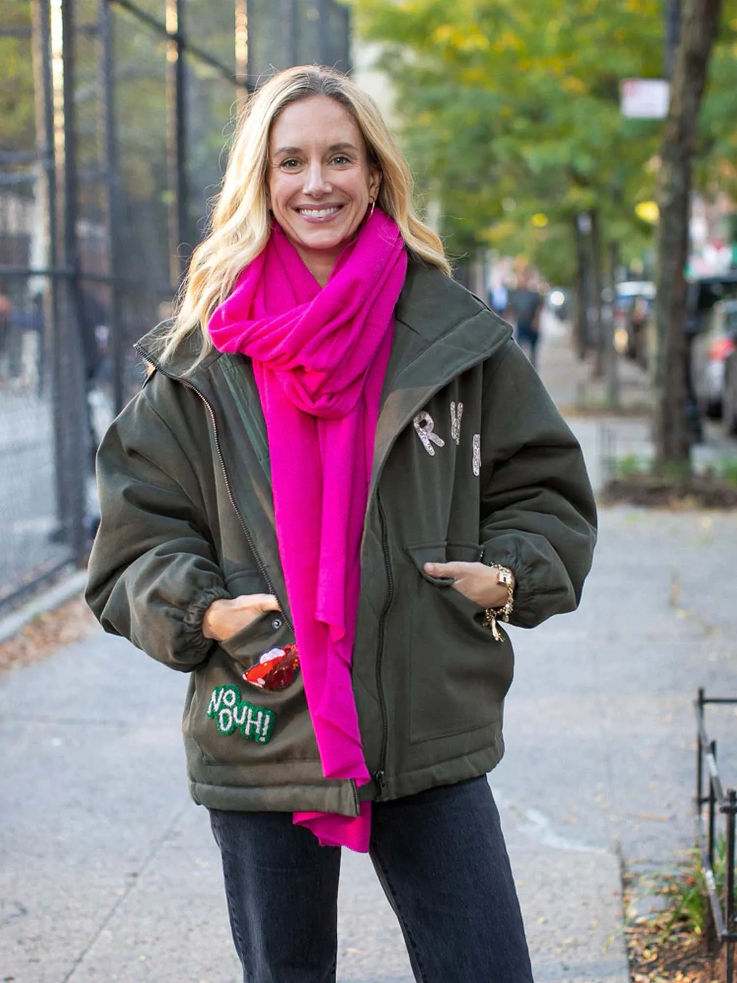 Lingua Franca Cashmere Scarf