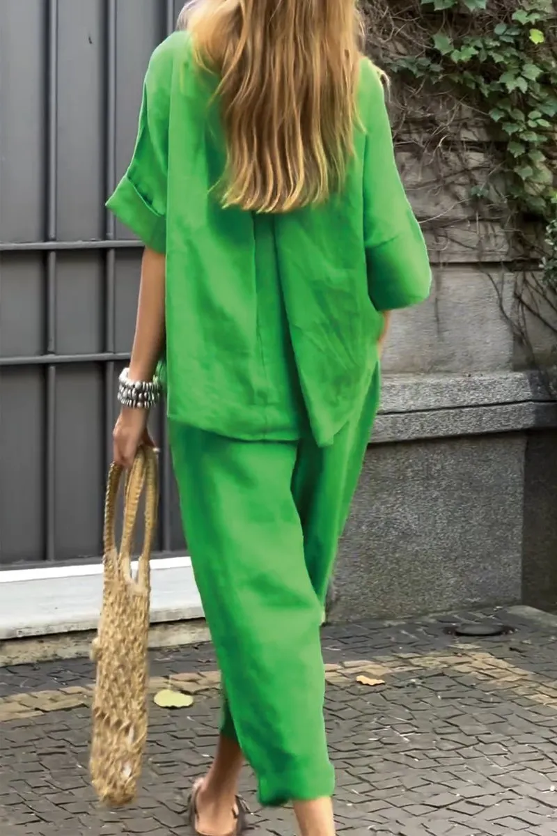 Mariana® - Comfortable Shirt and Trousers Set