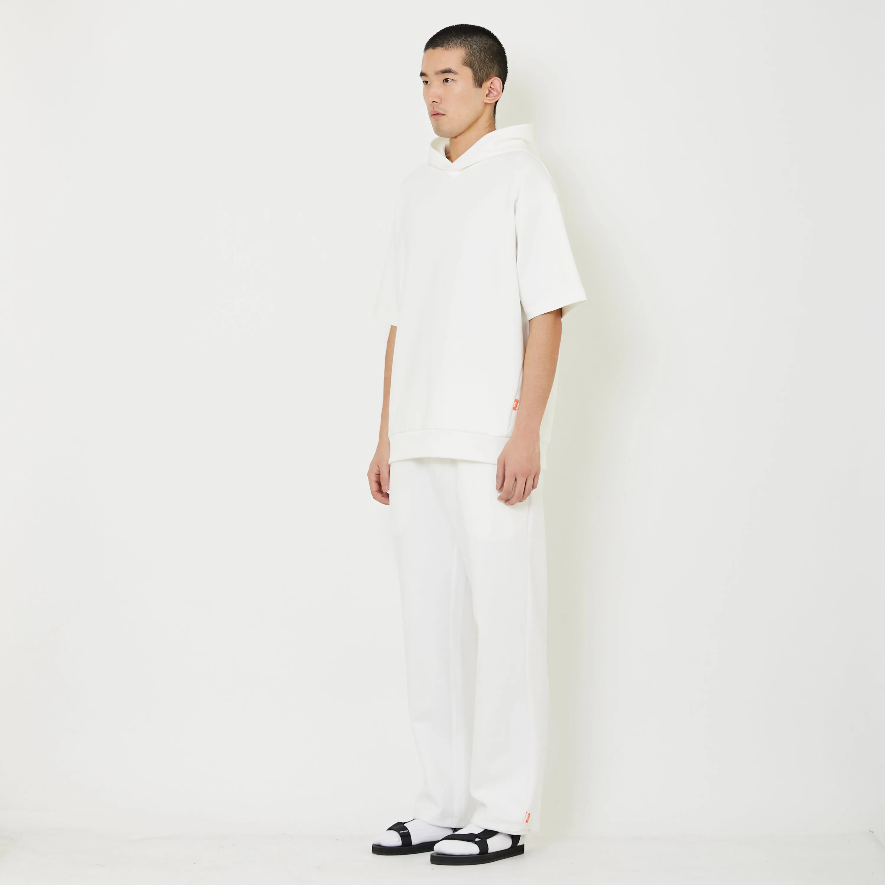 Men Oversized Hoodie - Off White - SM2409162A