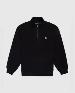 MENS YORKVILLE RELAXED FIT FLEECE HALF ZIP POPOVER - B6S454Z1FT