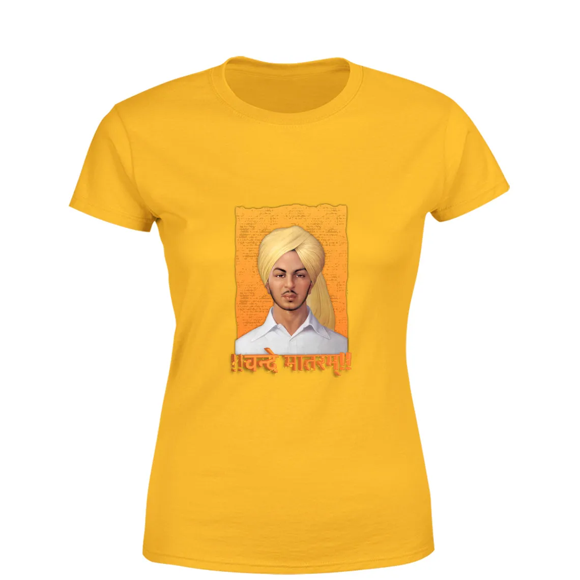 Mister Fab Indian Independence Day Vande Matram Women Round Neck printed T-Shirts