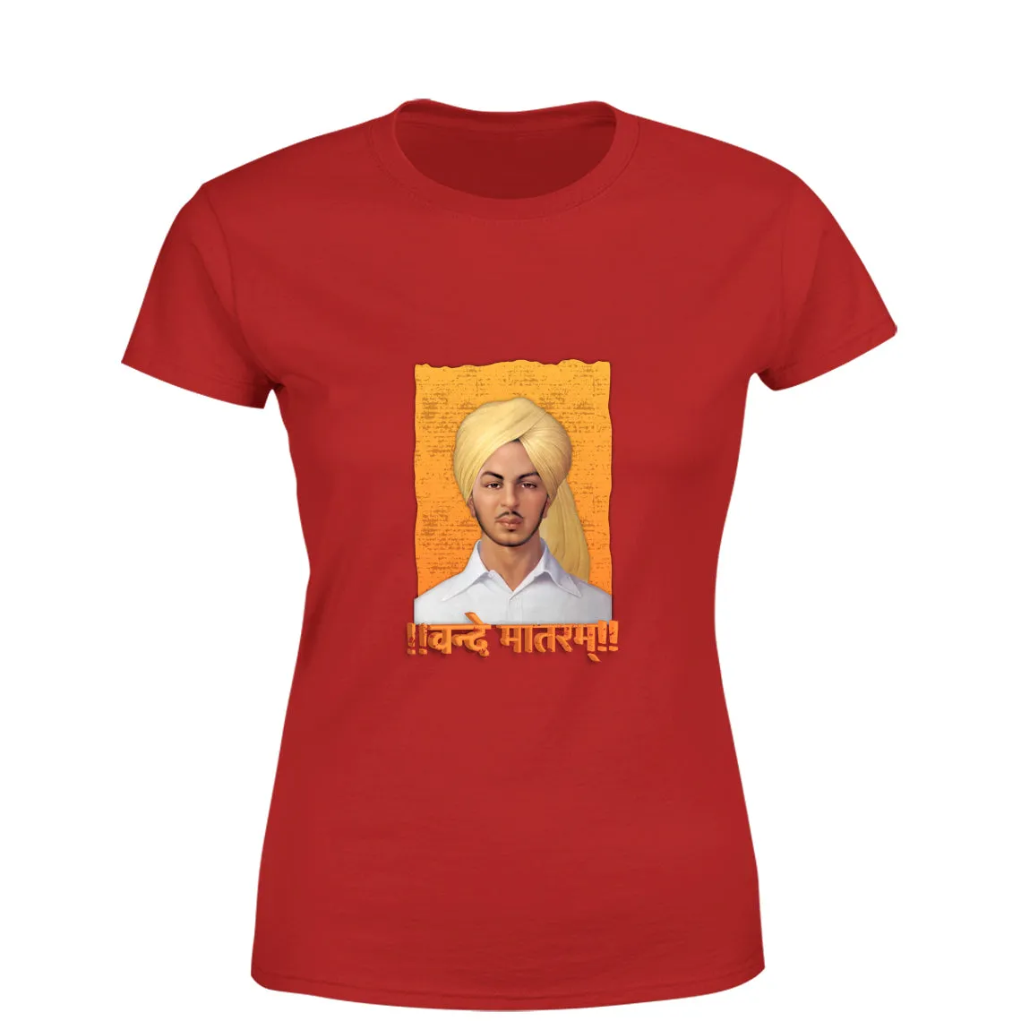 Mister Fab Indian Independence Day Vande Matram Women Round Neck printed T-Shirts