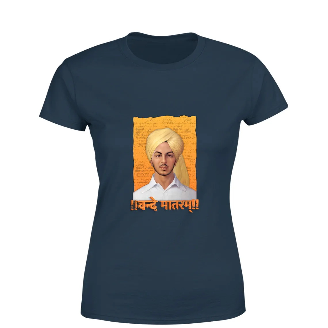 Mister Fab Indian Independence Day Vande Matram Women Round Neck printed T-Shirts