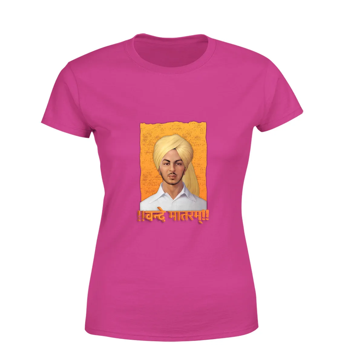 Mister Fab Indian Independence Day Vande Matram Women Round Neck printed T-Shirts