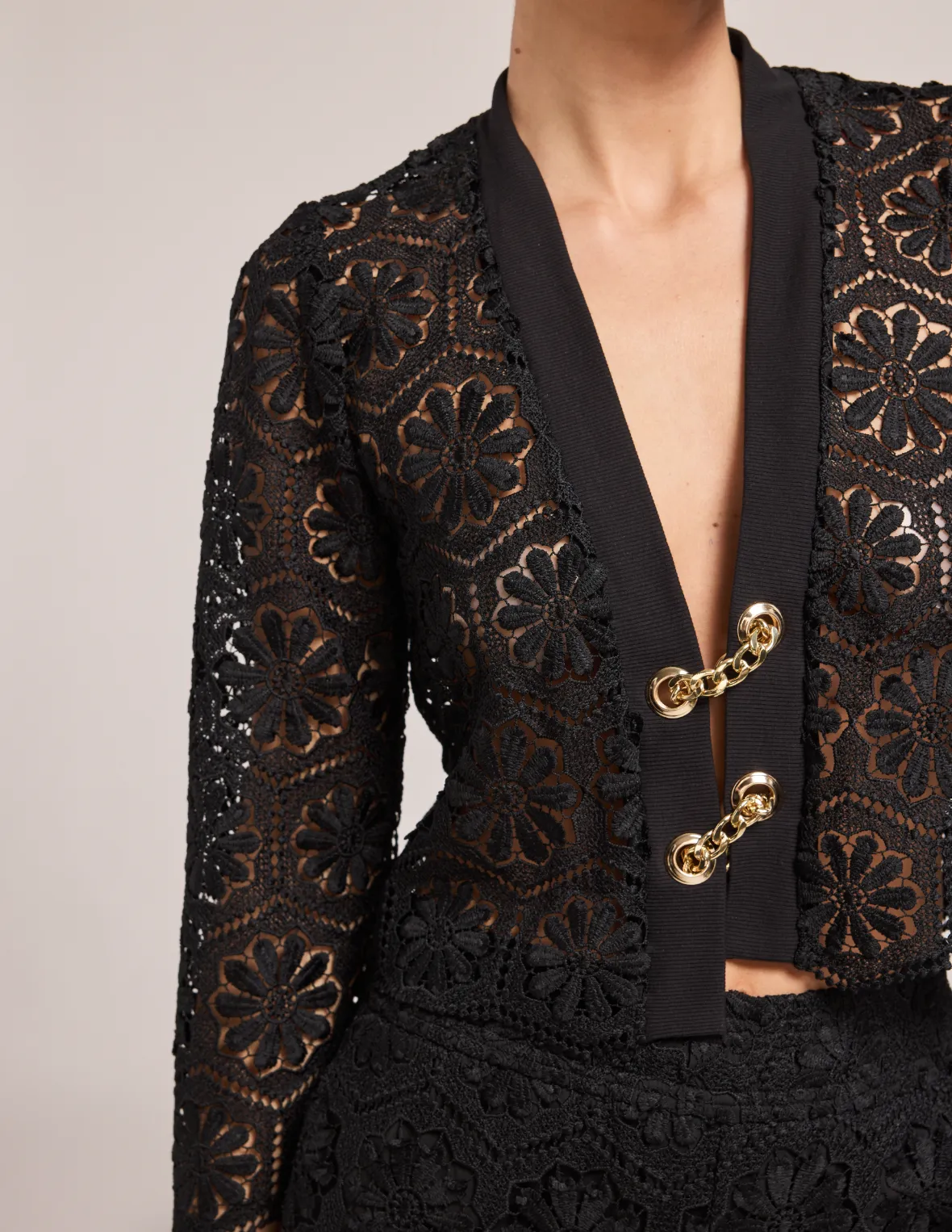Noella Lace Top - Black