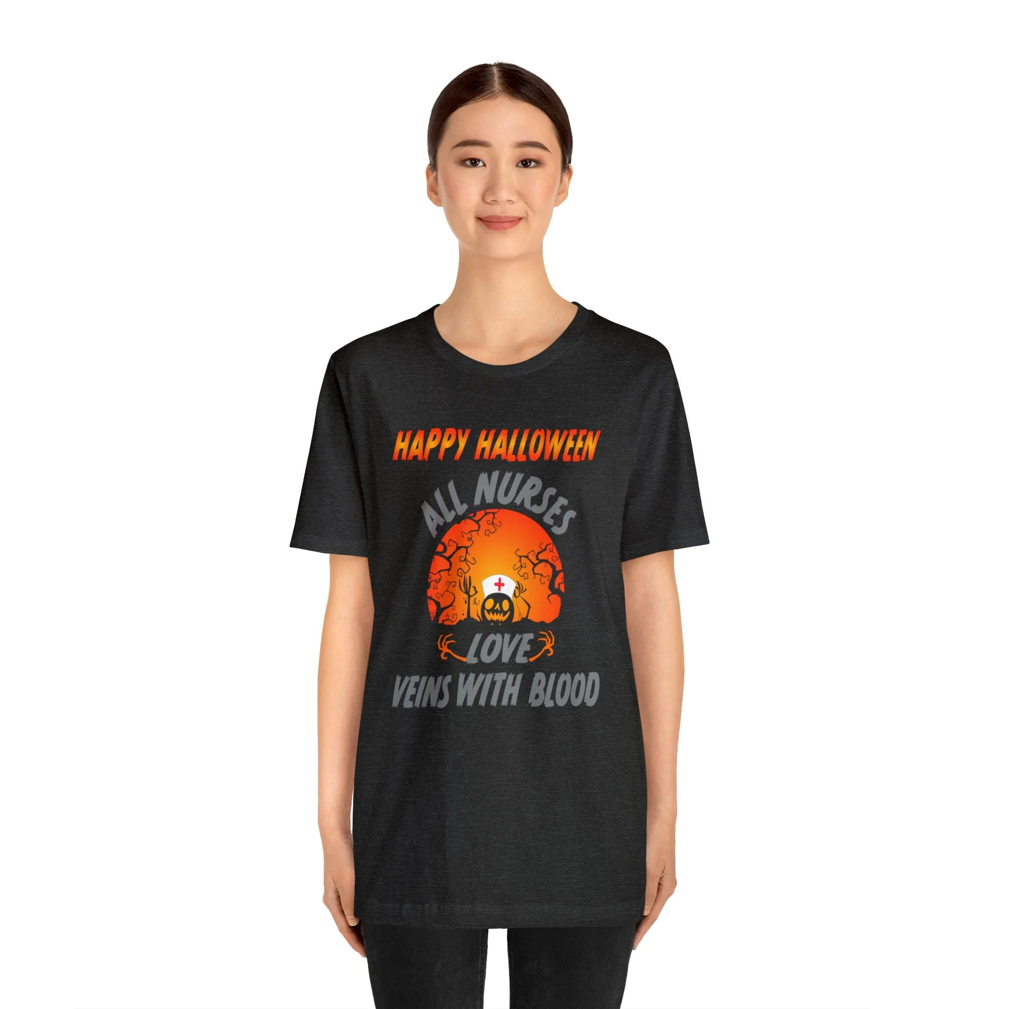 Nurses Love Veins with Blood T-shirt | m23teeshirts | Halloween shirt | Happy Halloween | Designer Shirts