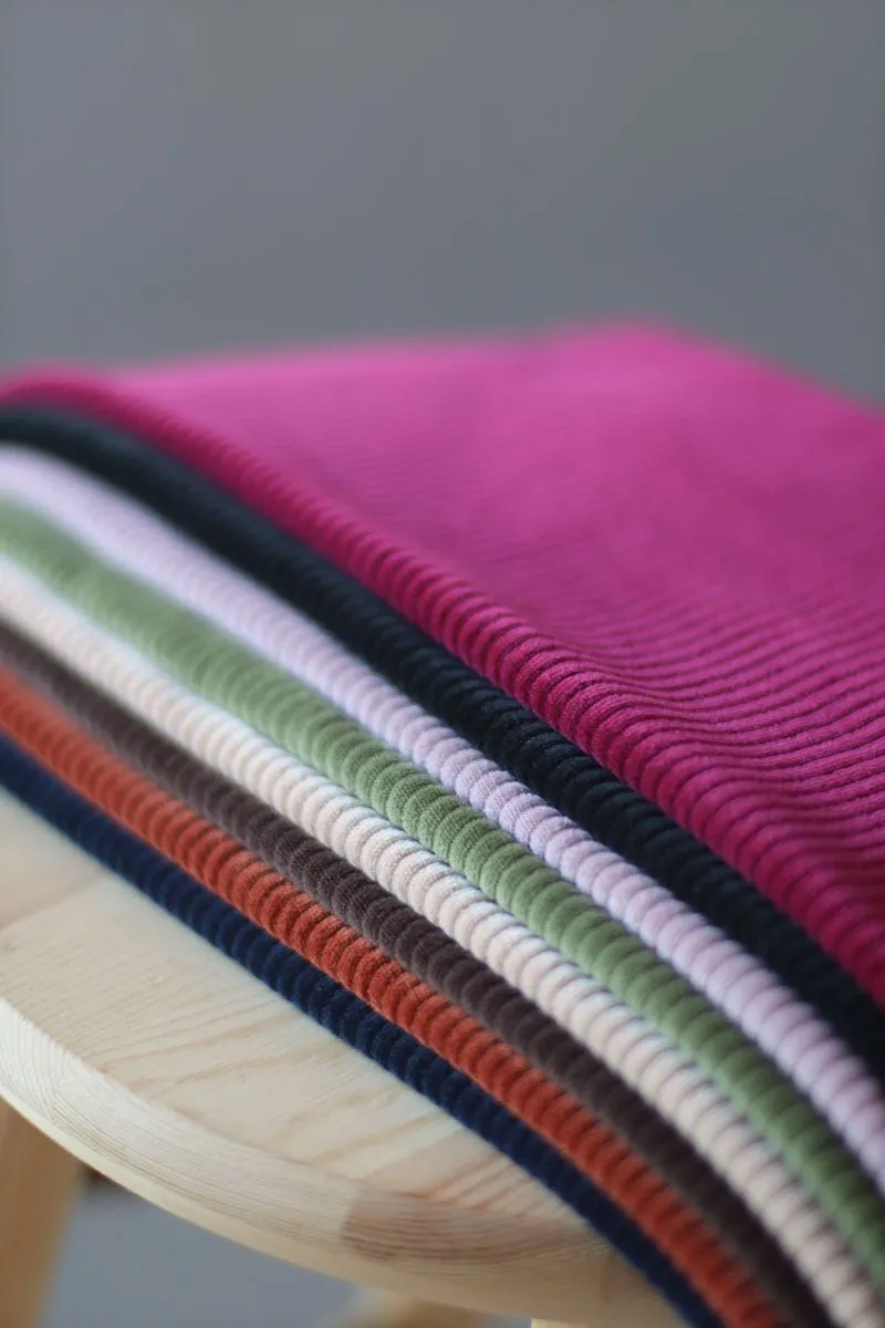 Organic Velvety Cord - OEKO-TEX® / GOTS - Mind The Maker - Fuchsia