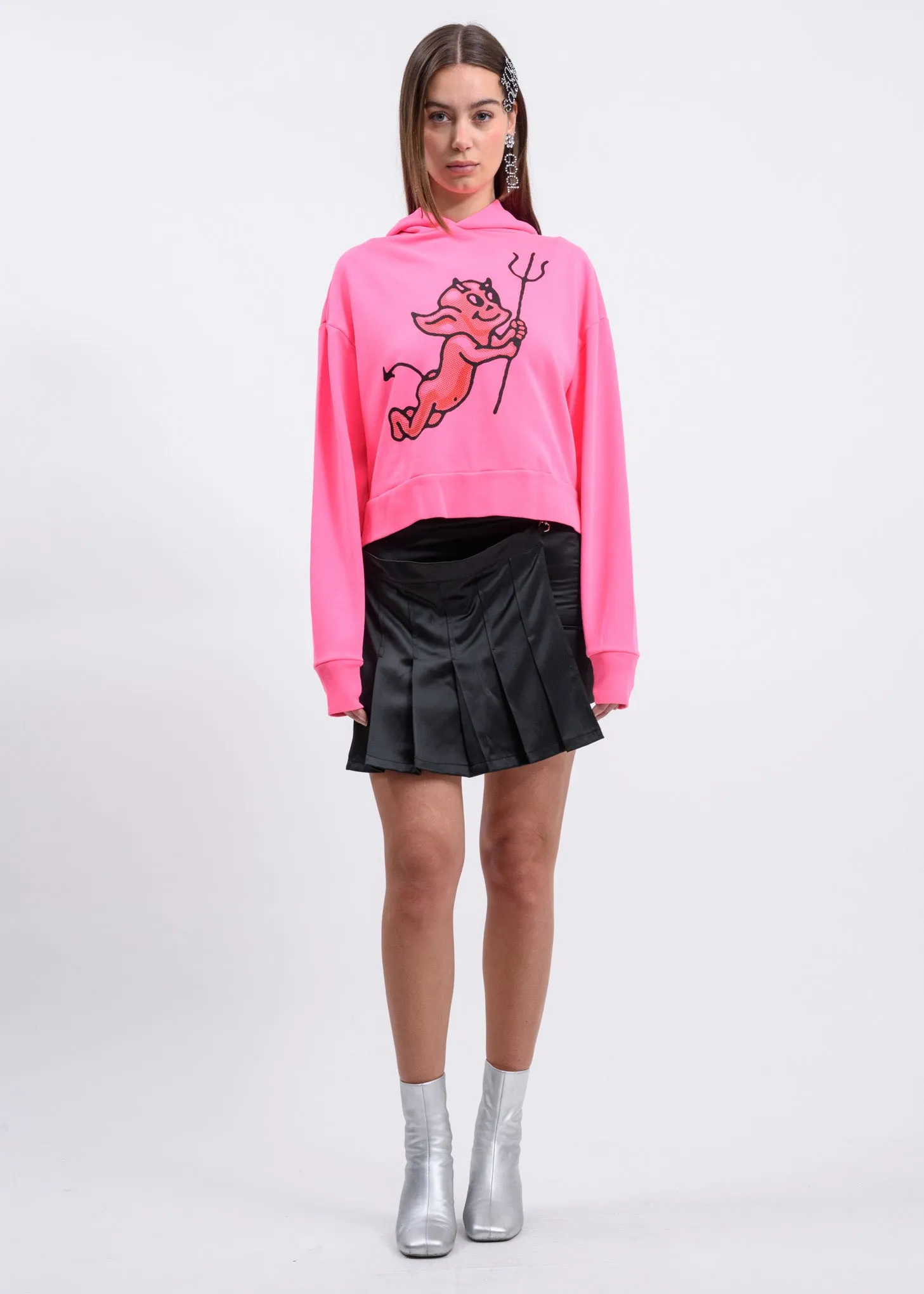 Pink Cherub Devil Hoodie