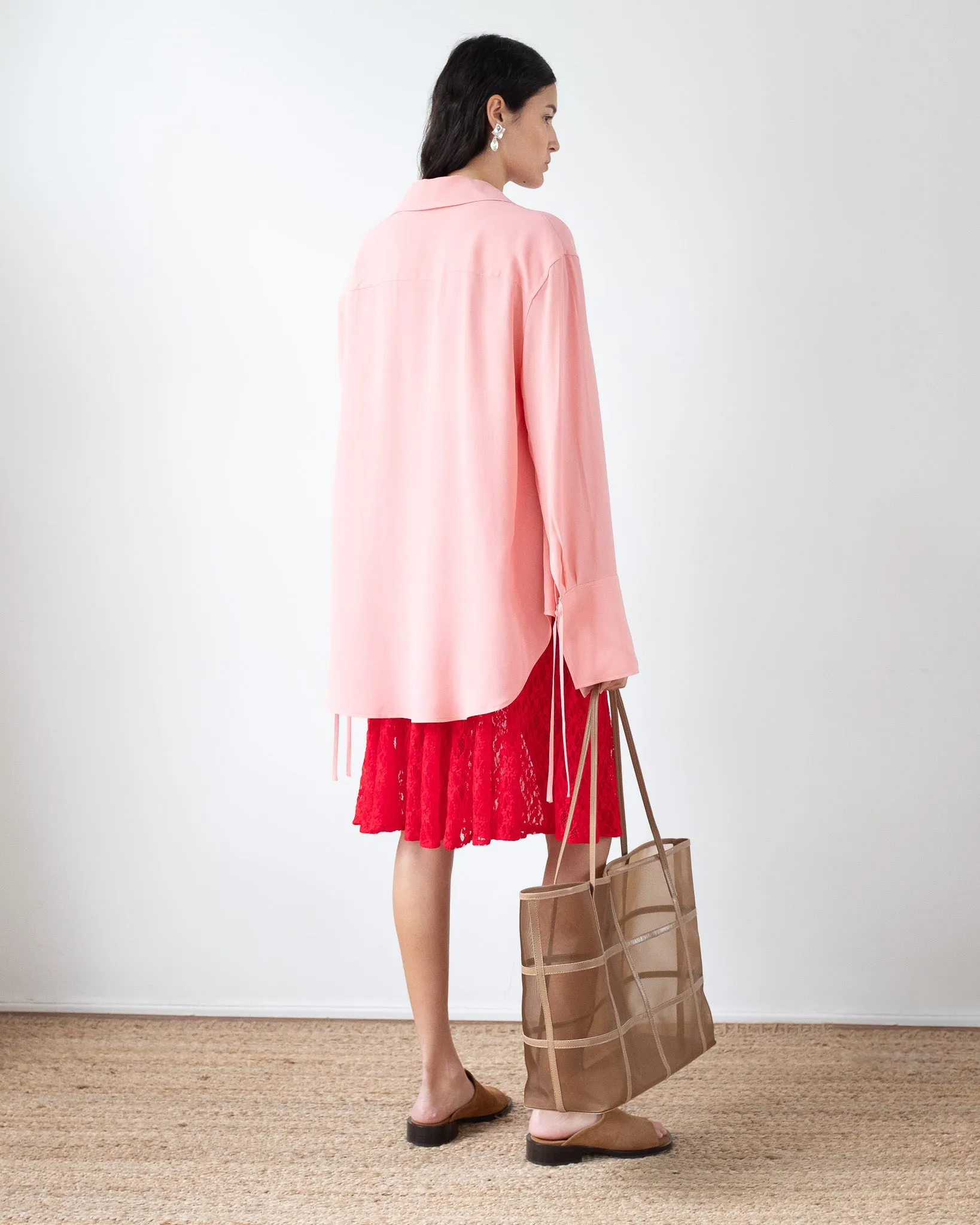 Saskia Shirt Crepe Viscose Pink