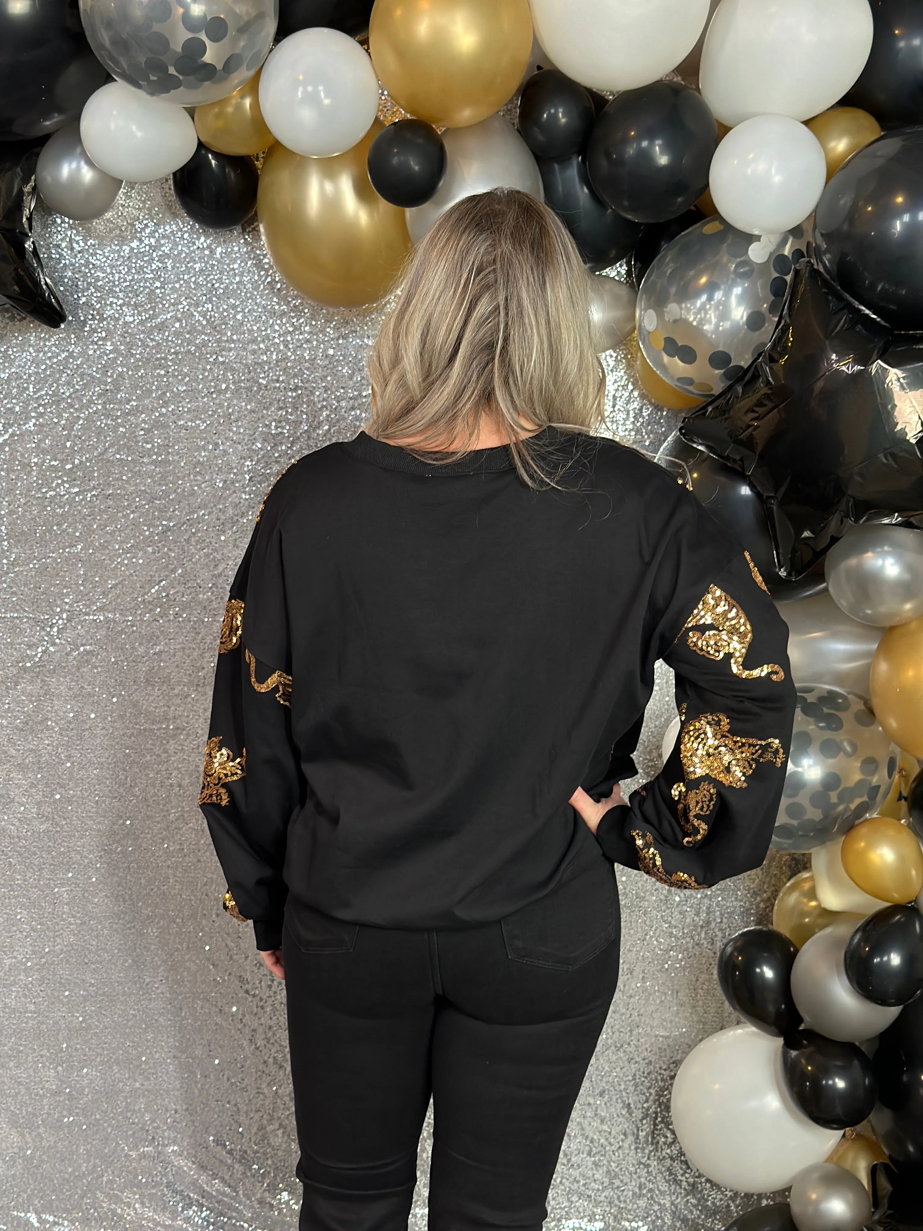 Sequin Tiger Sweatshirt