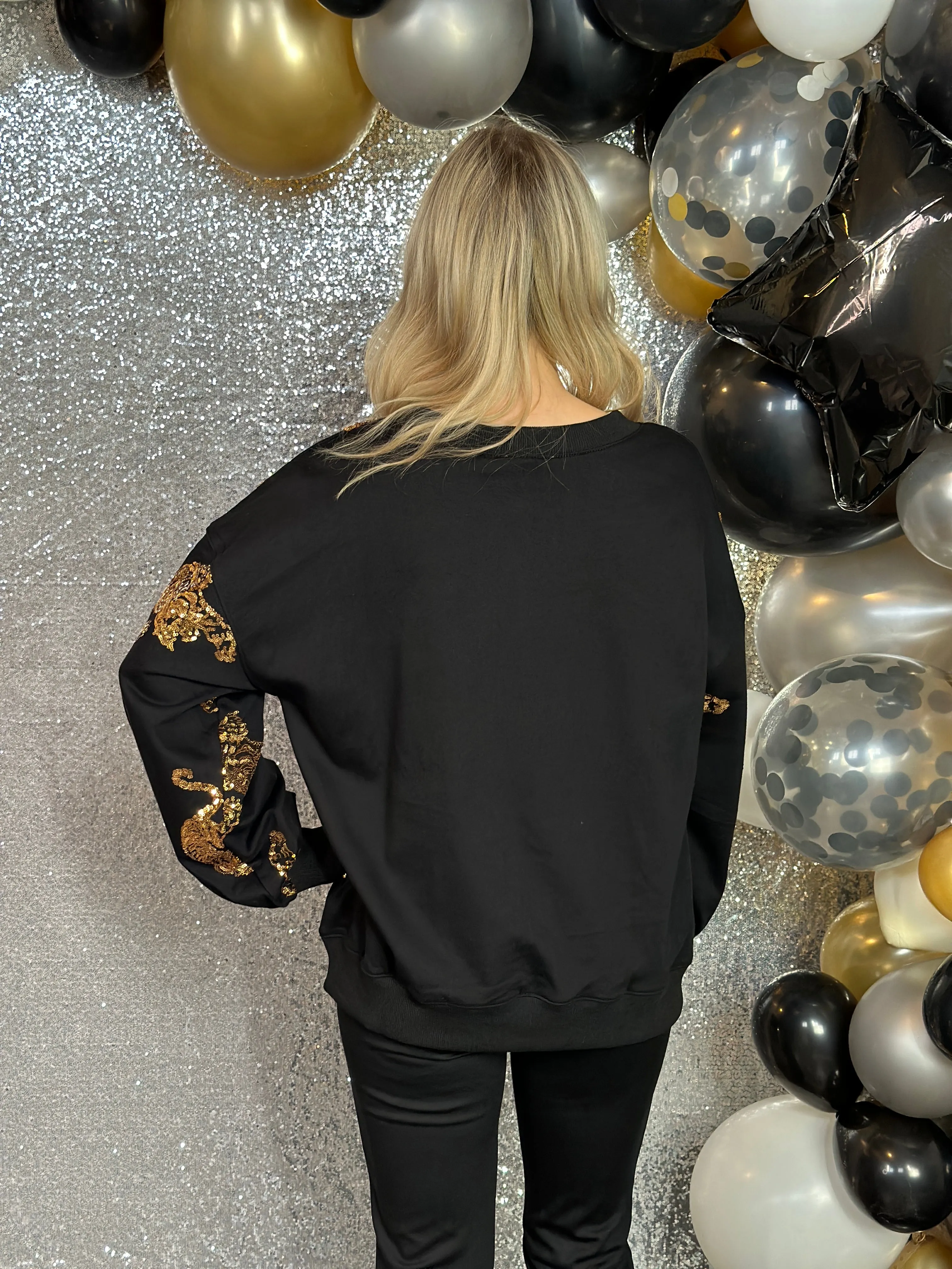 Sequin Tiger Sweatshirt