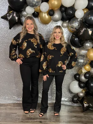 Sequin Tiger Sweatshirt
