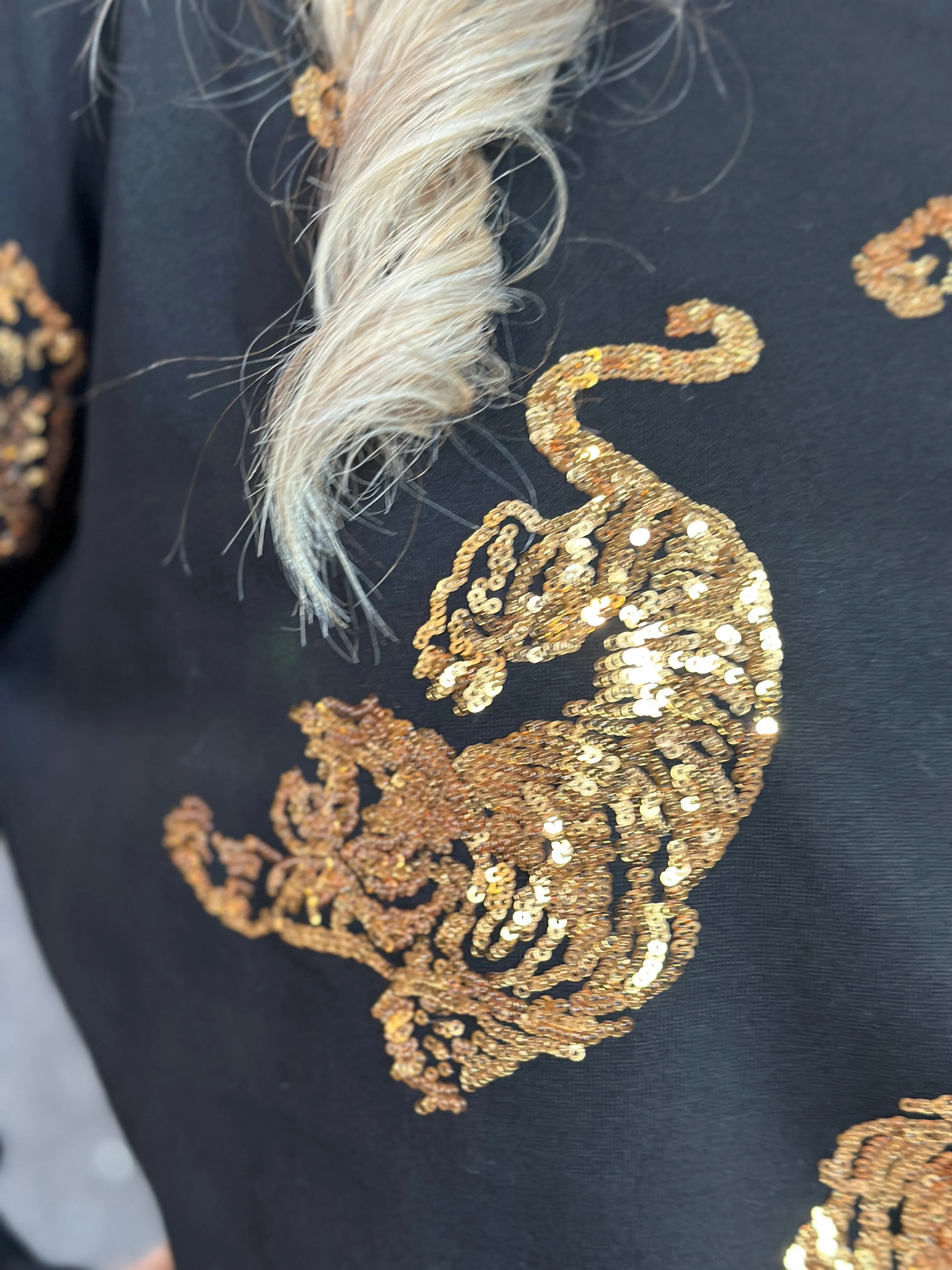 Sequin Tiger Sweatshirt