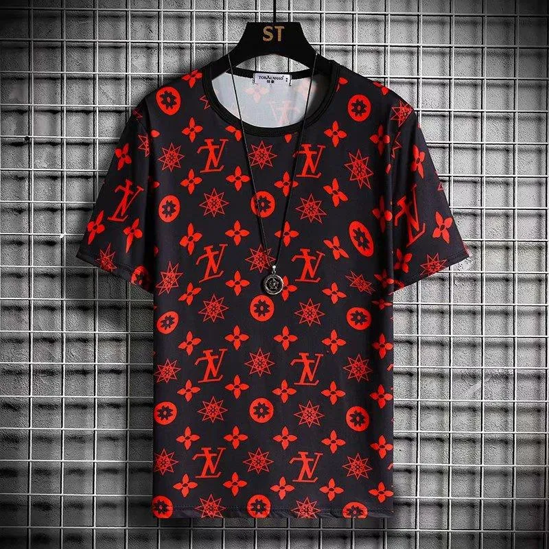 Short Sleeve T-Shirt Summer Trendy Tops Round-Neck Matching T-Shirt