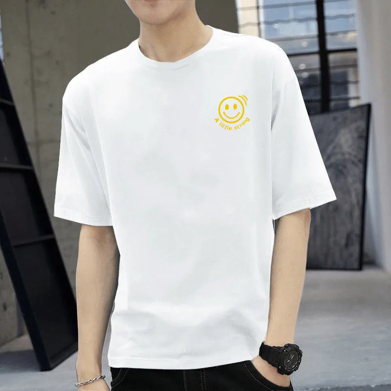 Short Sleeve T-Shirt TT-Shirt INS Summer Cotton Trendy Loose Tops T-Shirt
