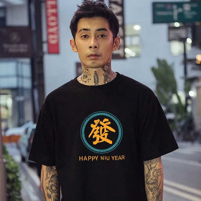 Short Sleeve T-Shirt TT-Shirt INS Summer Cotton Trendy Loose Tops T-Shirt