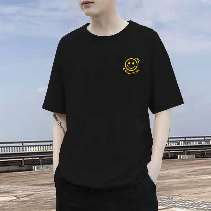 Short Sleeve T-Shirt TT-Shirt INS Summer Cotton Trendy Loose Tops T-Shirt