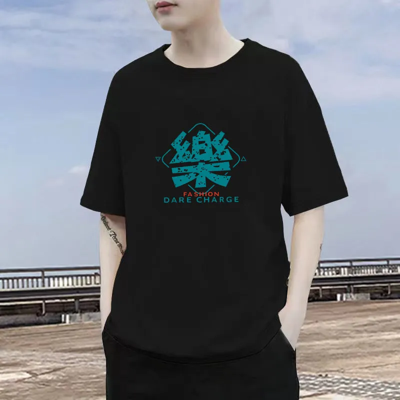 Short Sleeve T-Shirt TT-Shirt INS Summer Cotton Trendy Loose Tops T-Shirt