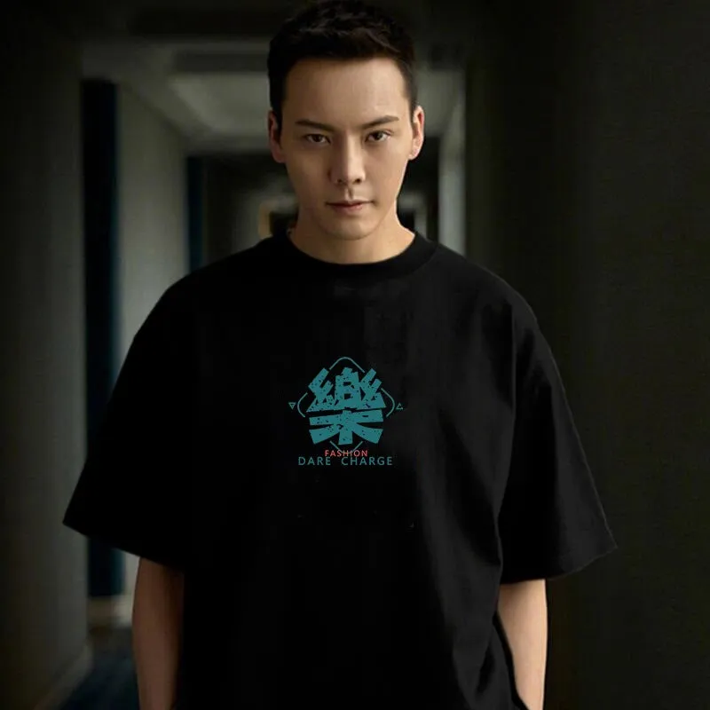 Short Sleeve T-Shirt TT-Shirt INS Summer Cotton Trendy Loose Tops T-Shirt