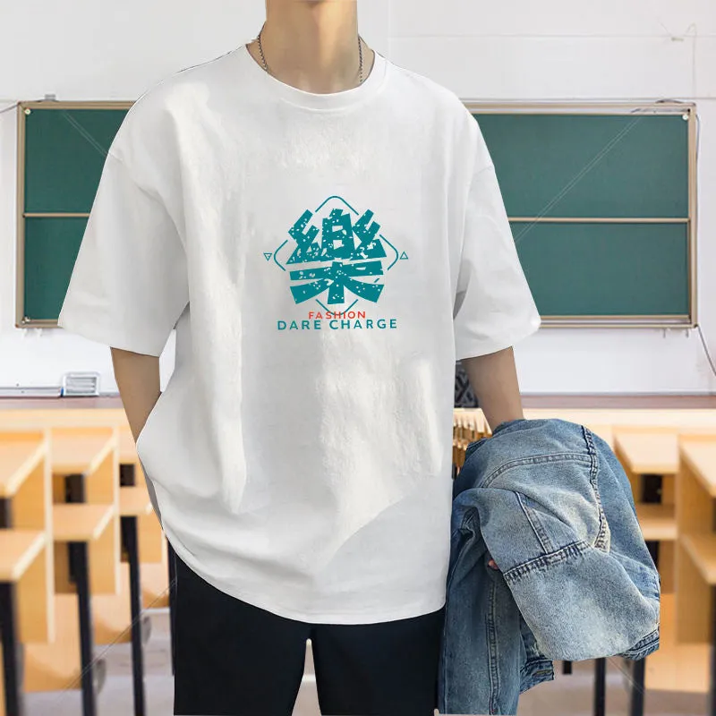 Short Sleeve T-Shirt TT-Shirt INS Summer Cotton Trendy Loose Tops T-Shirt