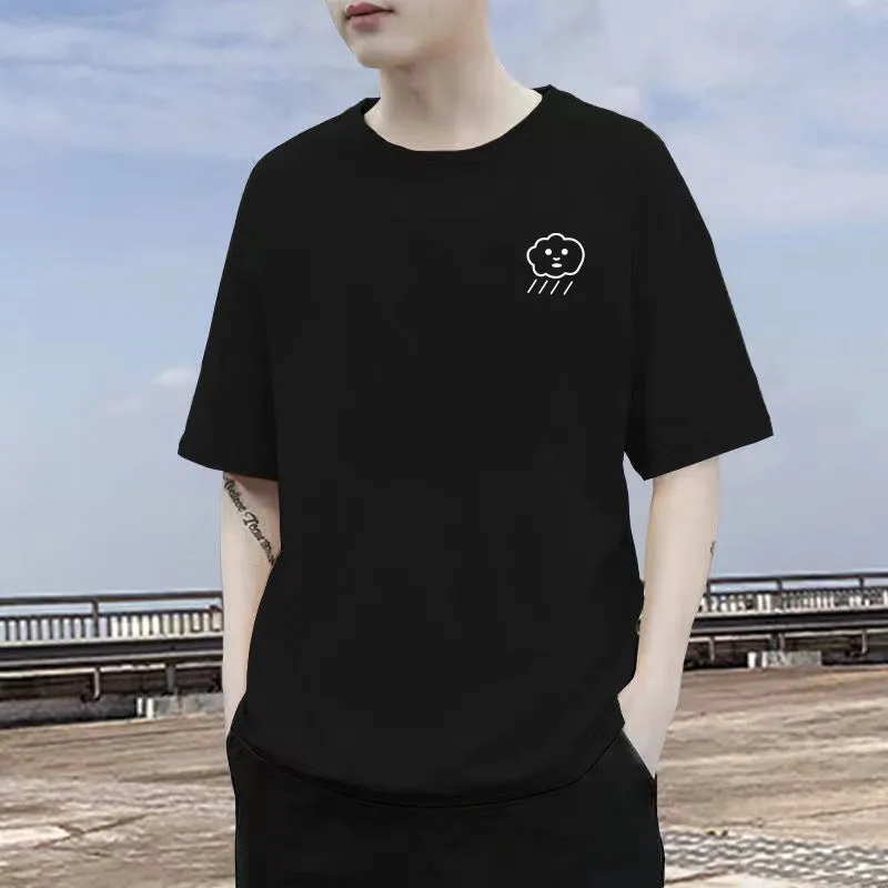Short Sleeve T-Shirt TT-Shirt INS Summer Cotton Trendy Loose Tops T-Shirt