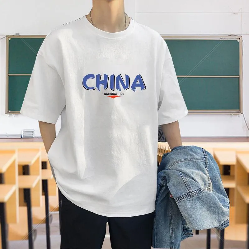 Short Sleeve T-Shirt TT-Shirt INS Summer Cotton Trendy Loose Tops T-Shirt
