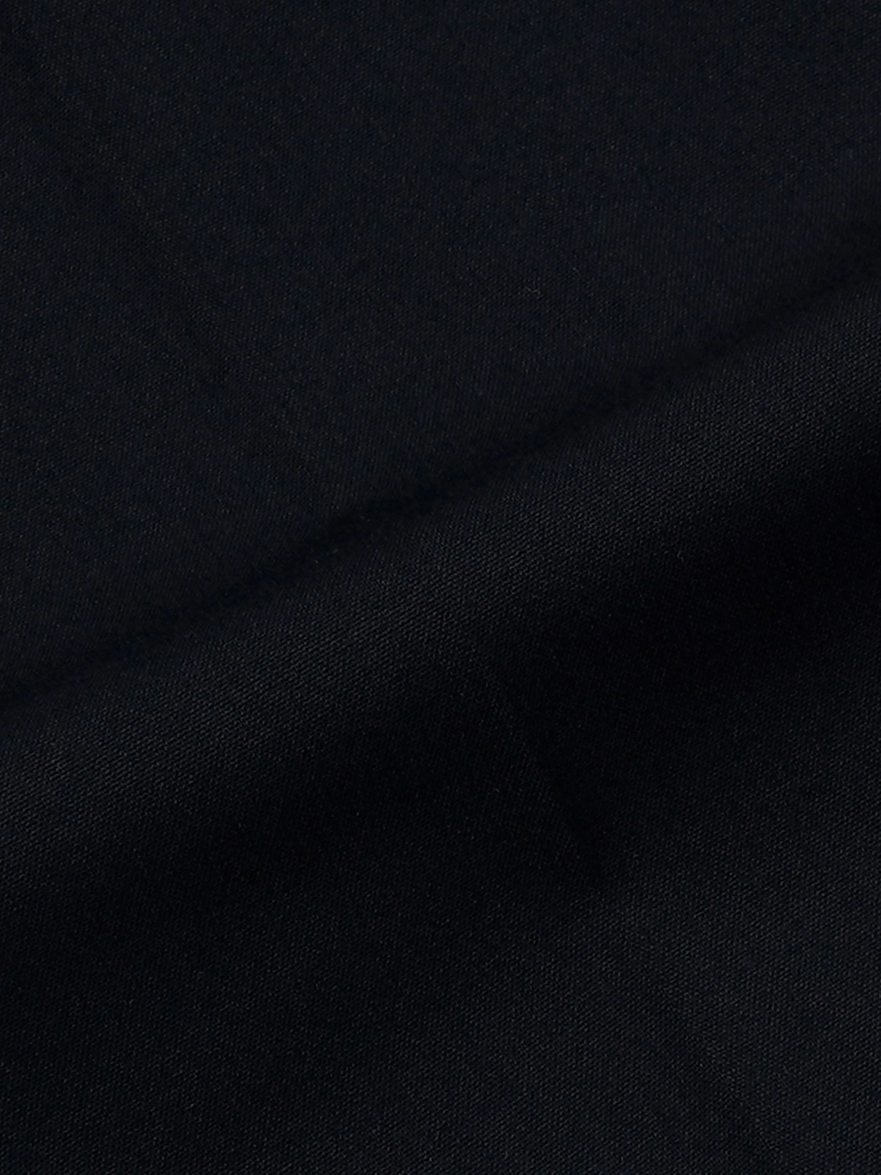Soft Handle Relaxed Black Trousers