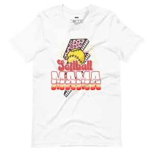 Softball Mama Lighting Bolt Graphic Tee