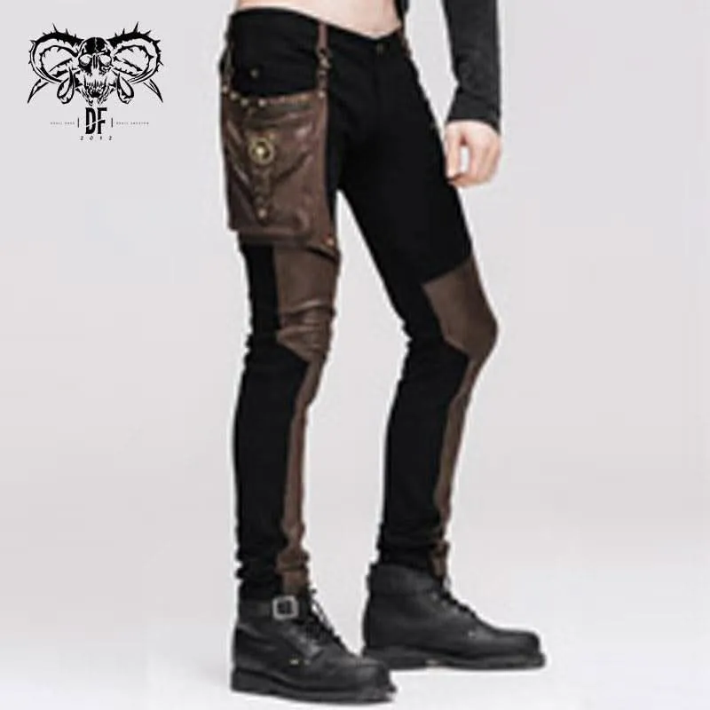 'Solarium' Steampunk Pants with Thigh Strap