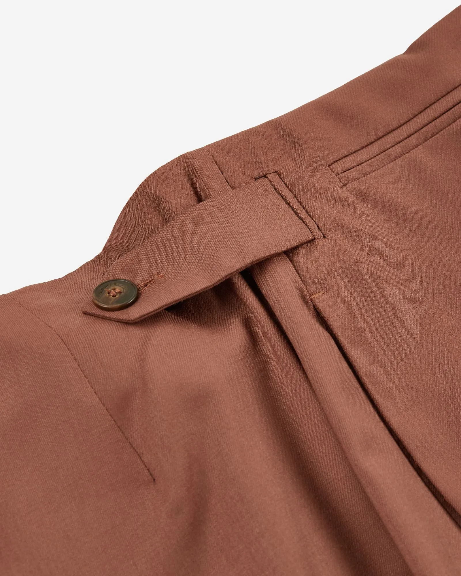 Stretch wool fabric bermuda shorts