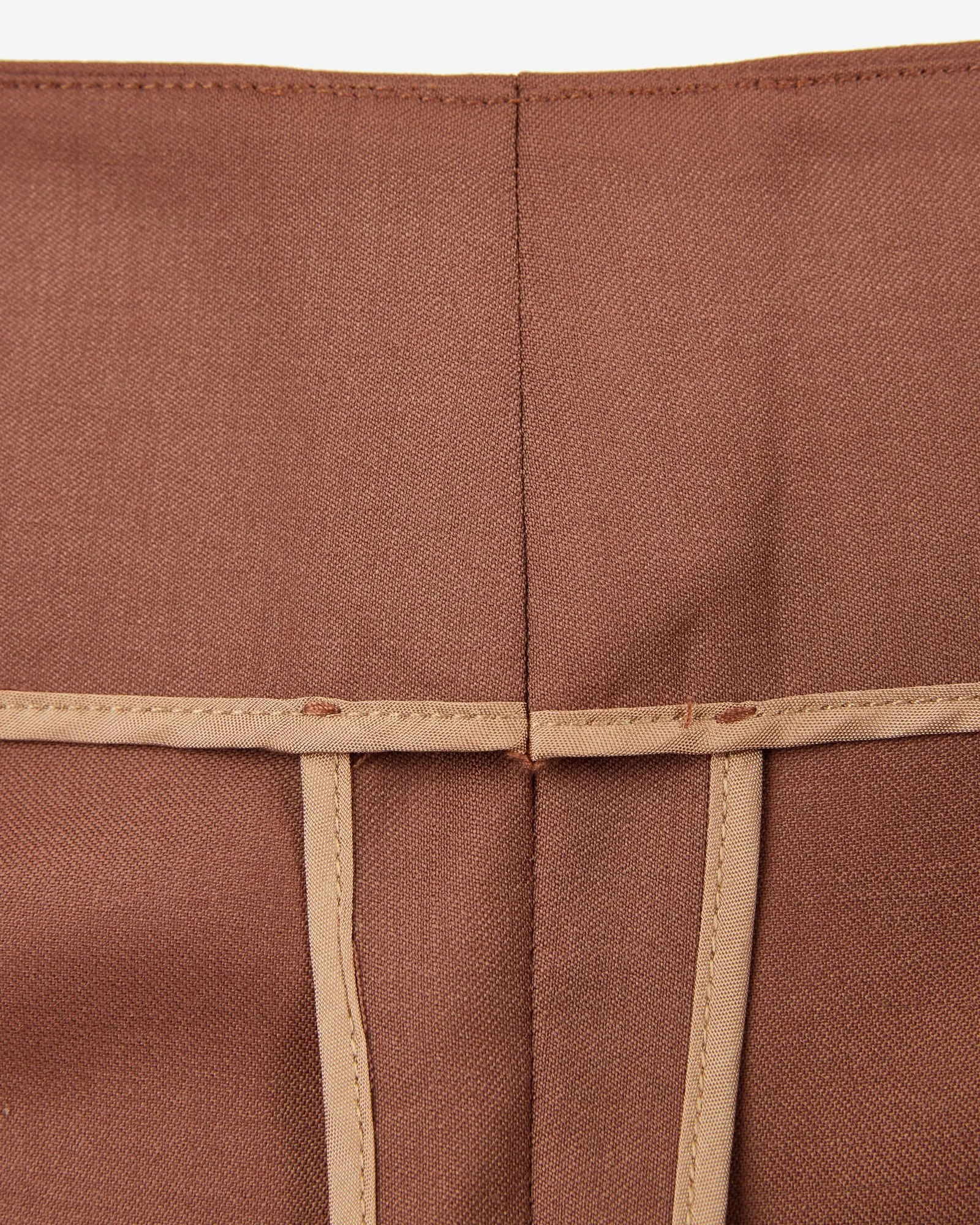Stretch wool fabric bermuda shorts