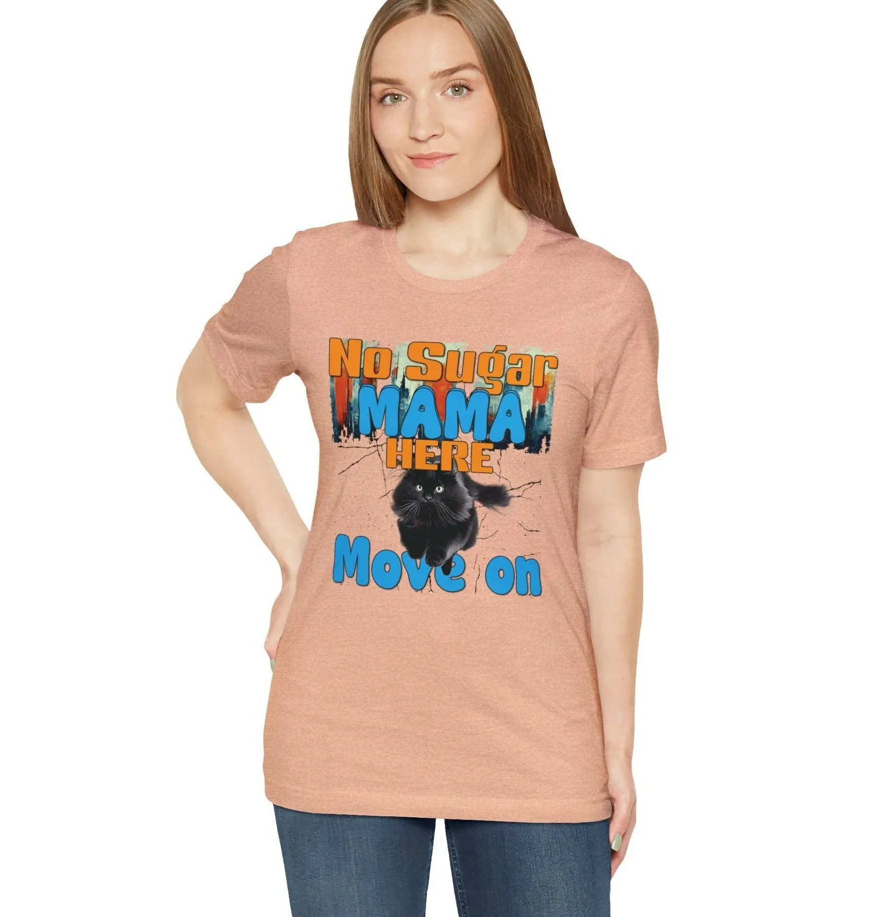 Sugar Mama T-shirt Move on T-shirt | Cute Funny Apparel | Oversize Graphic shirts | Big Women Loose fit shirt