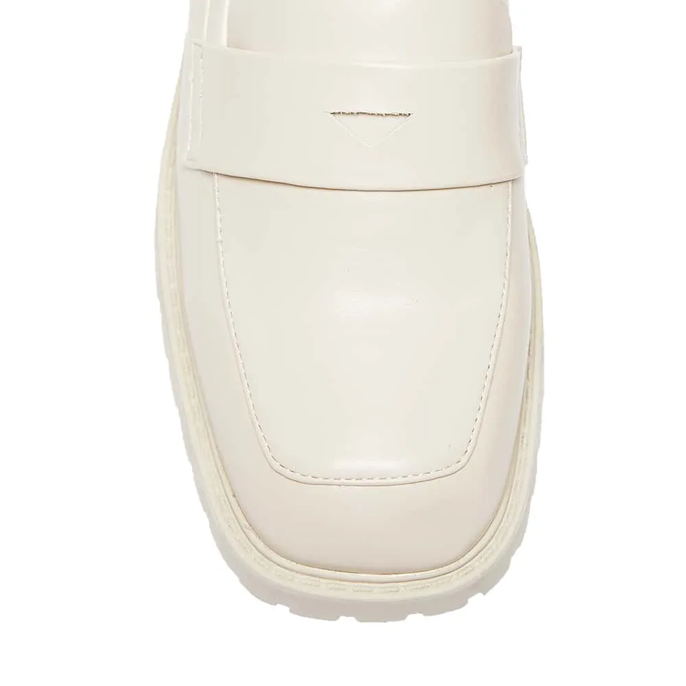 System Loafer in Bone Smooth