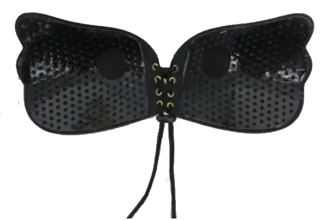Tabare Butterfly Wings Adjustable Lace Up Bare Bra