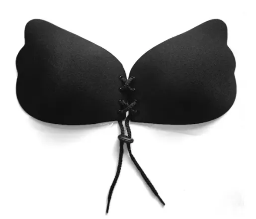 Tabare Butterfly Wings Adjustable Lace Up Bare Bra