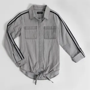 Taped Denim Shirt