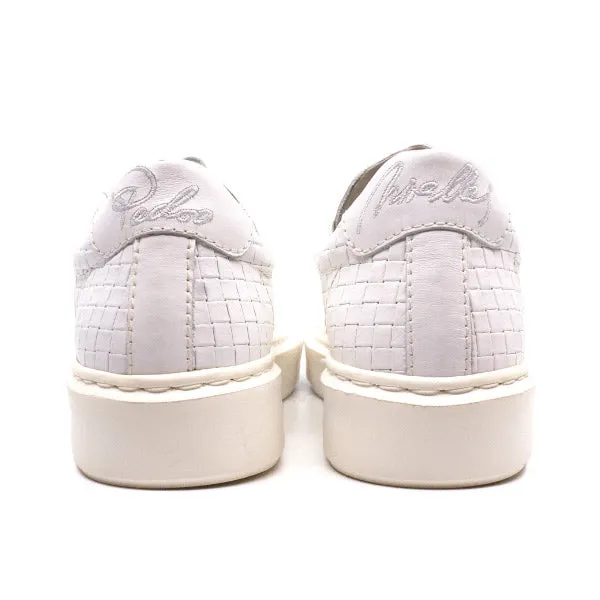 Trenza Alfa White | Leather sneaker