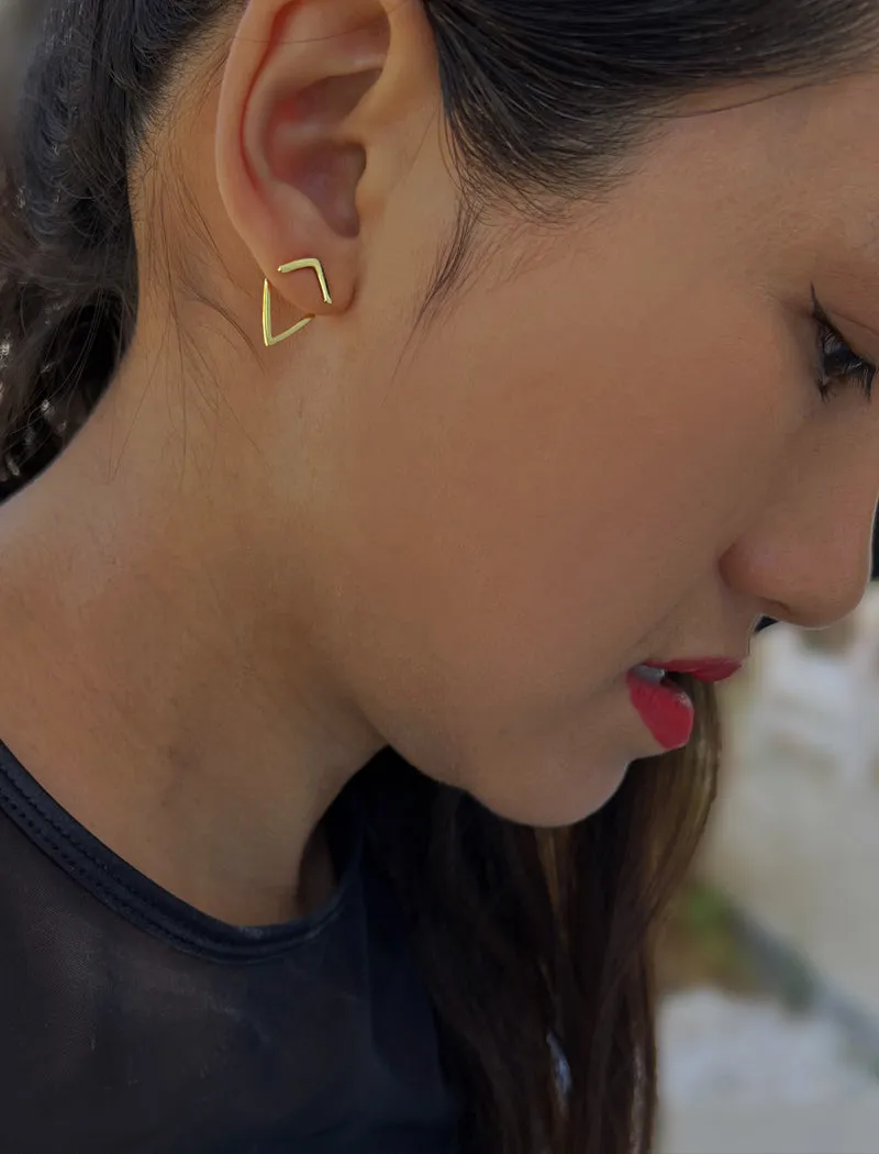 TRILL 2-Way Stud Earring Jackets | 18K Gold Over Sterling Silver