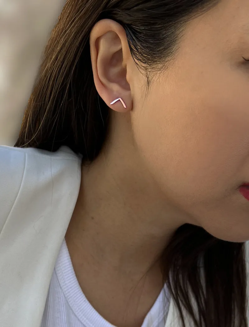 TRILL 2-Way Stud Earring Jackets | 18K Rose Gold Over Sterling Silver