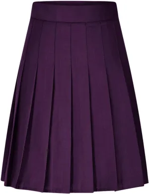 Womens School Uniform Cheerleader Skirts Summer Elastic Waist Athletic Pleated Skorts Plus Size Fashion Loose Skirt