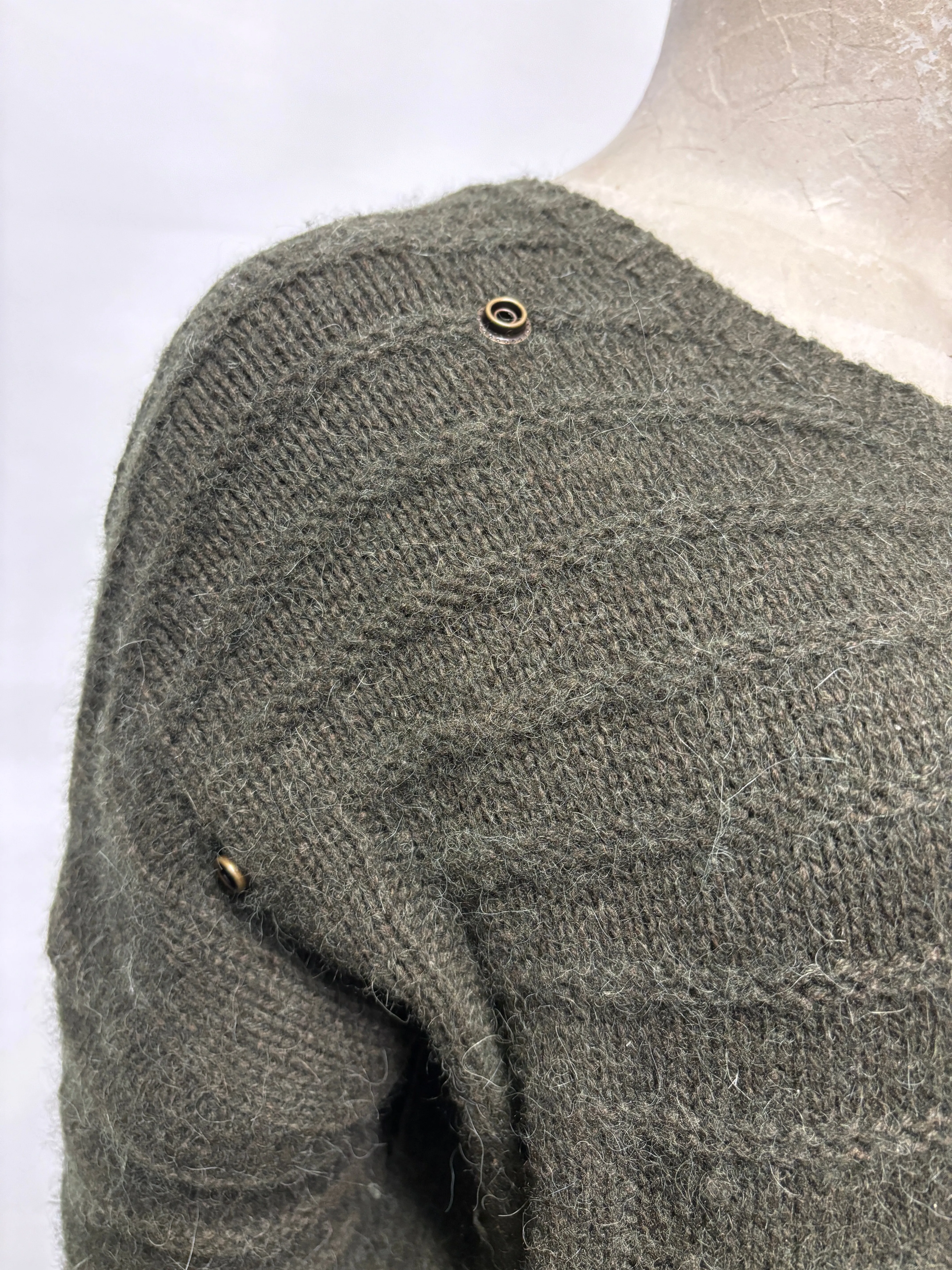 Zadig and Voltaire Green Knitted Jumper Small